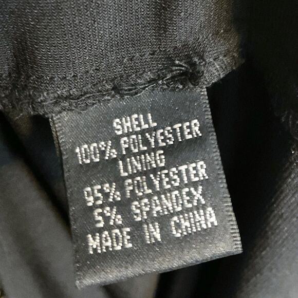 Adrianna Papell Dress SZ 10 Black White Shutter Pleat Sleeveless Sheath V-Neck - Picture 11 of 14